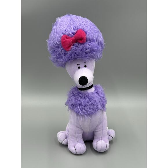 Kohls Cares Cleo Clifford & Friends Poodle Purple Dog Plush 12” Stuffed Animal - Picture 1 of 8